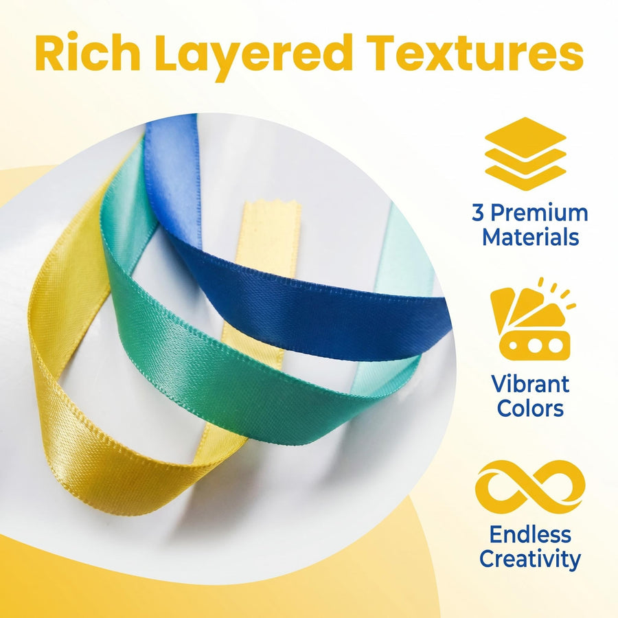 要改Elegant Cream Satin Ribbon Trio Set – Butter Yellow, Soft Gold & Ivory Decorative Ribbons for Gift Wrapping, Fashion Styling & Luxury DIY Crafts（副本）（副本）（副本）