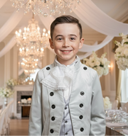 Boys Velvet Blazer False Two-Piece (3–14 Years) | Vintage Wedding Page Boy Dinner Jacket