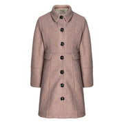 Girls vintage wool winter coat thick warm long overcoat for ages 3 to 9 years with button details and soft lining
