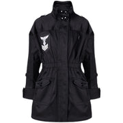 Girl's Dark Green Trench Coat 3-4-5 Y Vintage Cotton Rain Jacket  High Quality