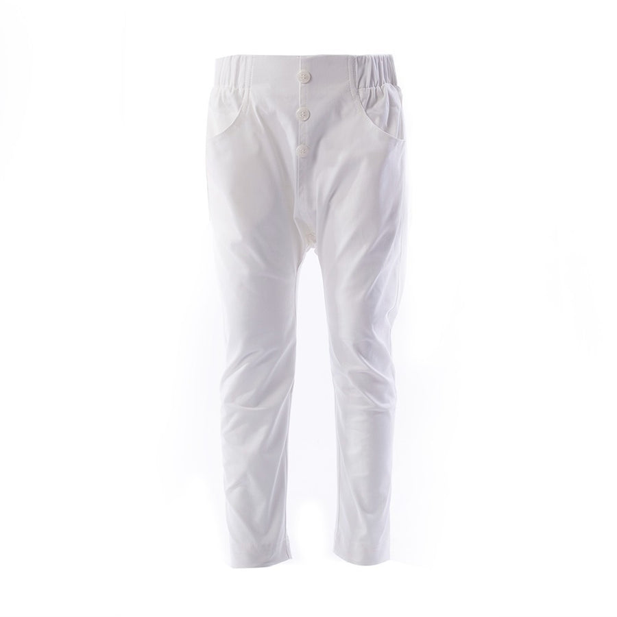 Girls pink & white trousers strenching cotton  Skinny Fit Comfort trousers 9-14Y