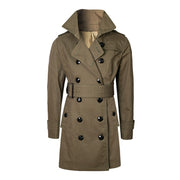 2025 autumn Kids Double-Breasted Cotton Trench Coat – Deluxe Wind Coat (4-7YRS)