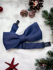 Boys Polka Dot Clip-On Bow Tie | Pre-Tied Formal Wedding & Party Accessory