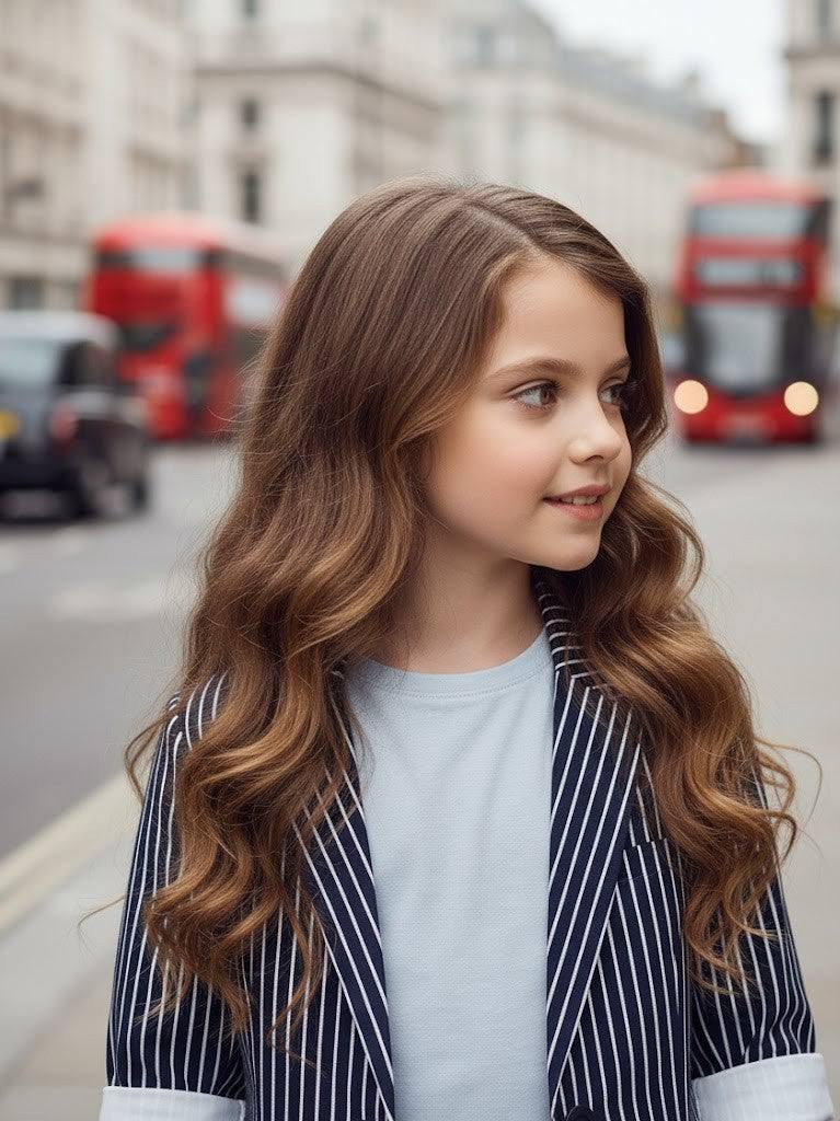 Girls cream cotton blazer short casual jacket for kids aged 6-12 years