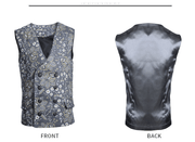 Boys Vintage Floral Waistcoat (2–7 Years) | Green Casual & Formal Toddler Vest