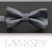 Boys pre-tied bow tie in classic fancy pattern for weddings and parties