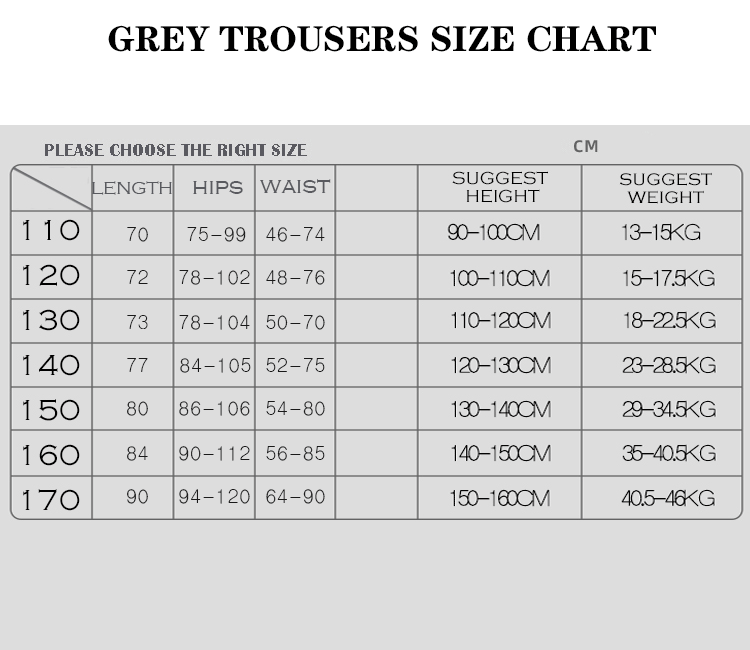 Boys slim fit gray knit pants with elastic waistband for ages 4-12 years
