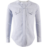 Boys Linen Cotton Long Sleeve Shirt (4–14 Years) | Breathable Smart Casual Summer Shirt