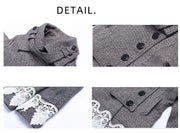 Girls black wool coat baby doll style winter jacket for ages 3-5 years
