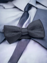 Boys Polka Dot Clip-On Bow Tie | Pre-Tied Formal Wedding & Party Accessory