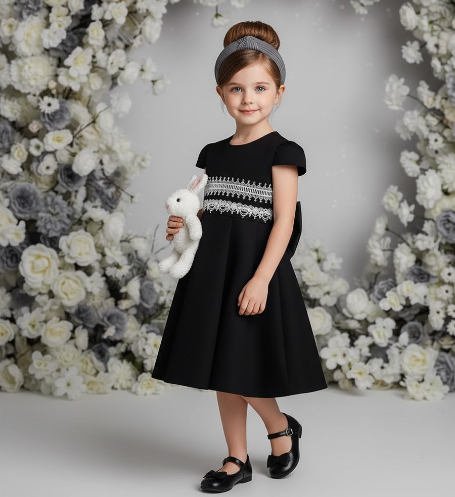 Girls Pink Princess Party Dress – Flower Girl & Bridesmaid Dress for Weddings, Birthdays & Special Occasions (Ages 3–9)