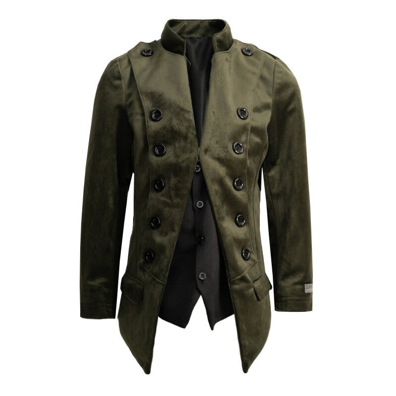 Boys Velvet Blazer False Two-Piece (3–14 Years) | Vintage Wedding Page Boy Dinner Jacket