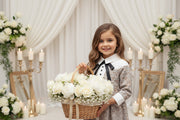 Vintage Floral Doll Collar Dress for Girls – A Refined A-Line Style for Special Occasions & Everyday Elegance (Ages 3–7)