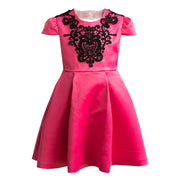 Girls Pink Princess Party Dress – Flower Girl & Bridesmaid Dress for Weddings, Birthdays & Special Occasions (Ages 3–9)
