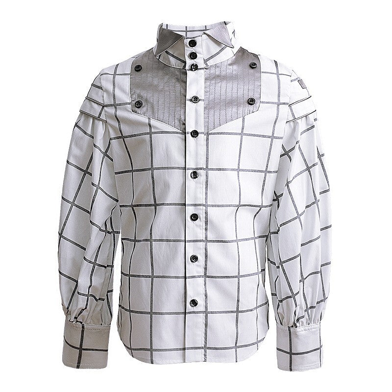 Vintage Cotton Long Sleeve Shirt for Boys – A Refined Classic for Occasions & Everyday Elegance (Ages 3–14)