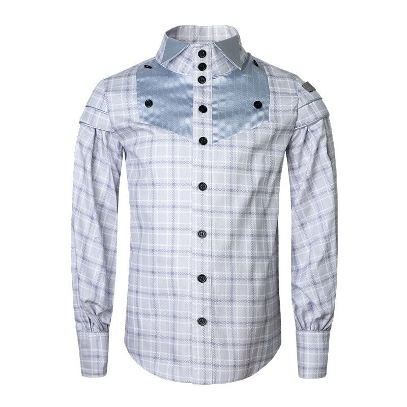 Vintage Cotton Long Sleeve Shirt for Boys – A Refined Classic for Occasions & Everyday Elegance (Ages 3–14)