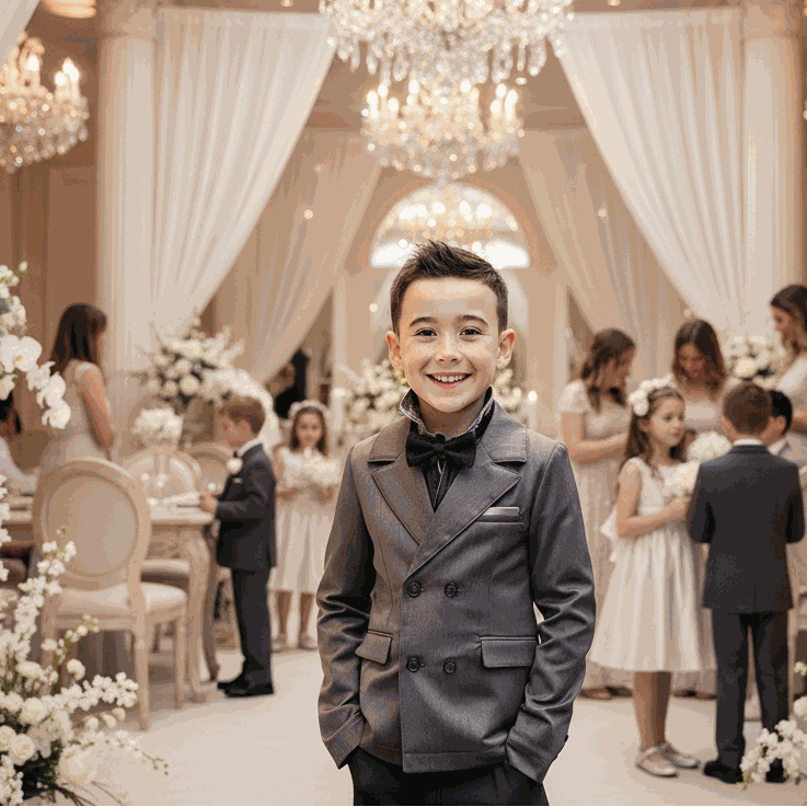 Boys formal blazer for school uniforms and special occasions ages 3-12 in classic tailored design