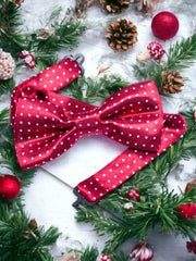 Boys Polka Dot Clip-On Bow Tie | Pre-Tied Formal Wedding & Party Accessory