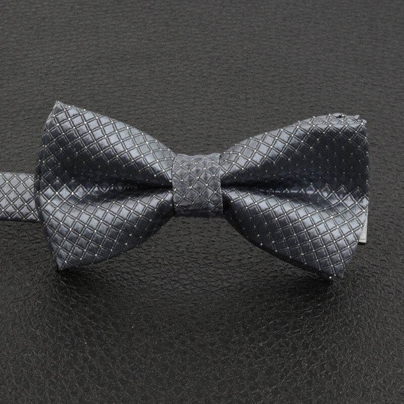 Boys pre-tied bow tie with classic fancy pattern for weddings and parties