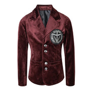 Boys Velvet Blazer Wine Red – Slim Fit Page Boy Jacket for Wedding, Party & Formal Occasions (Ages 3–7)