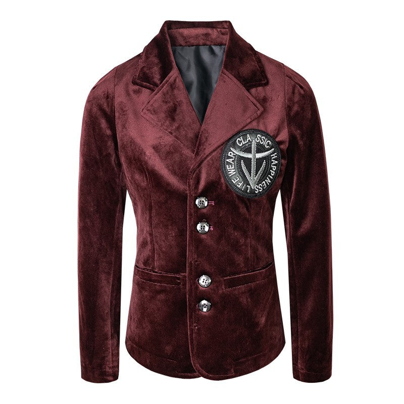 Boys Velvet Blazer Wine Red – Slim Fit Page Boy Jacket for Wedding, Party & Formal Occasions (Ages 3–7)