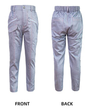 Girls wearing light blue stretchy denim skinny jeans for kids aged 4–9 years
