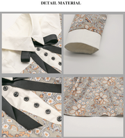 Vintage Floral Doll Collar Dress for Girls – A Refined A-Line Style for Special Occasions & Everyday Elegance (Ages 3–7)