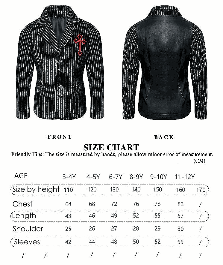 Boys black wool blazer vintage style winter jacket for kids aged 3-9 years
