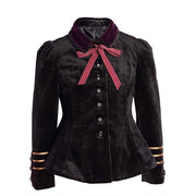 Girls black top  Velvet  2-3-4-5Y autumn Grey Wool Blend Trim Short Jacket 2025