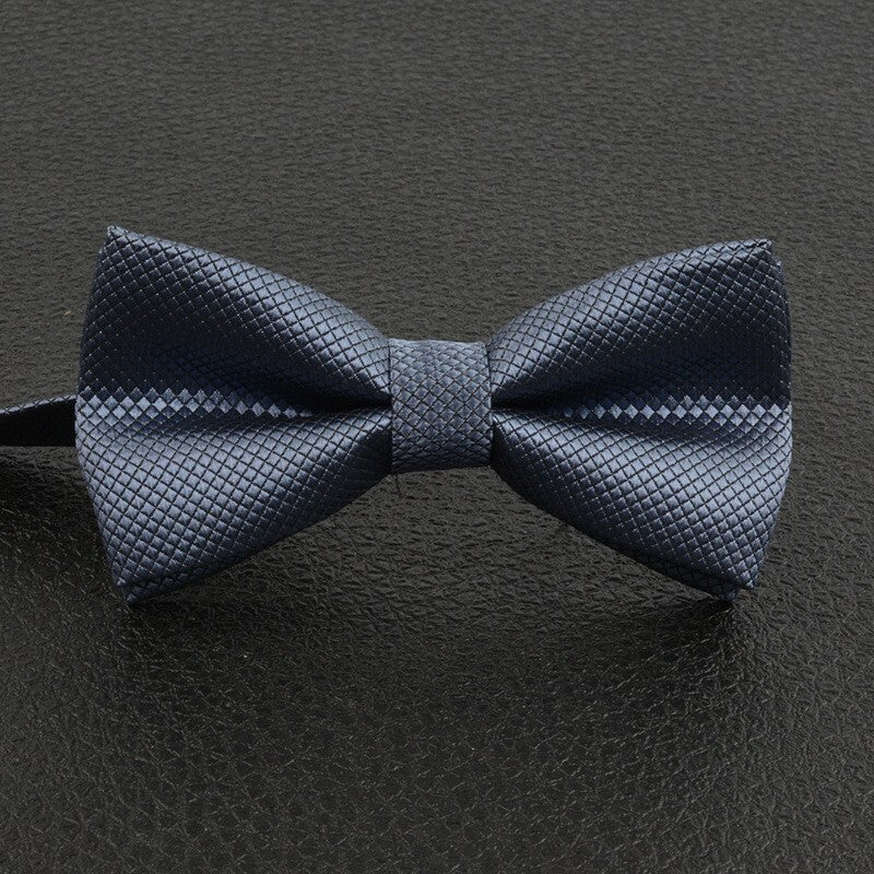 Classic boys pre-tied bow tie in fancy pattern for weddings and parties