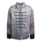 Boys kids military-style cotton trench coat casual long sleeve jacket ages 3-10