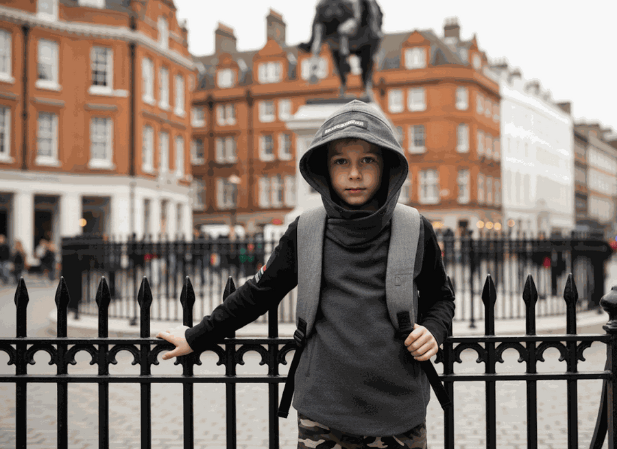 Boys soft fleece hoodie casual pullover sweatshirt for ages 3-14 in multiple colors
