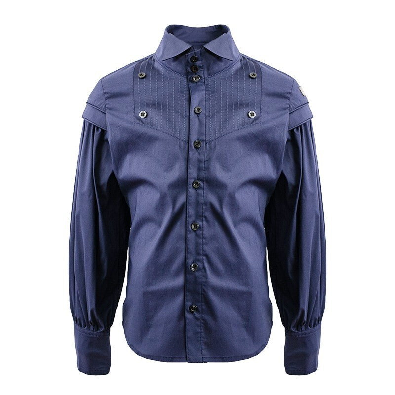 Vintage Cotton Long Sleeve Shirt for Boys – A Refined Classic for Occasions & Everyday Elegance (Ages 3–14)