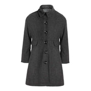 Girls vintage wool winter coat thick warm long overcoat for ages 3-9 years