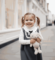 Vintage flower girl dress for baby girl wool blend sleeveless A-line wedding autumn winter ages 2-4