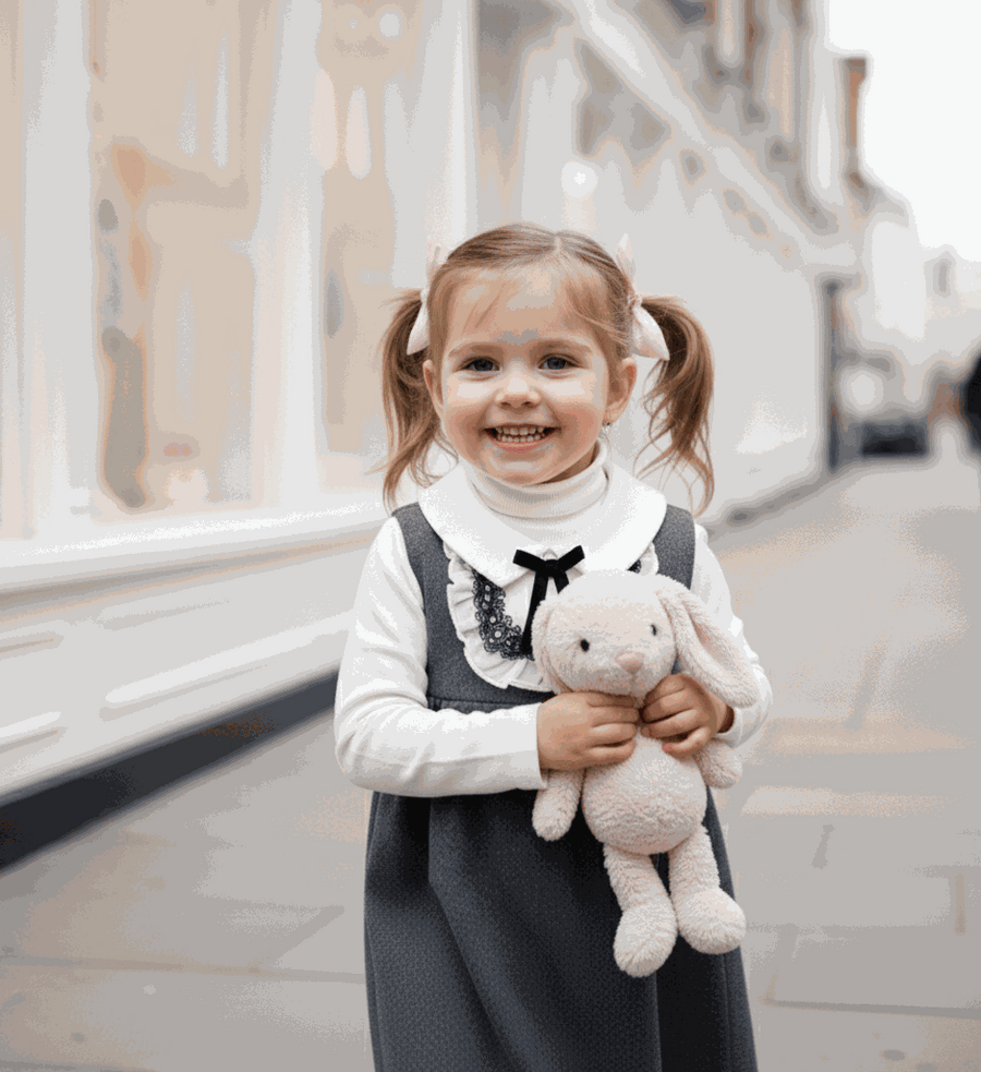 Vintage flower girl dress for baby girl wool blend sleeveless A-line wedding autumn winter ages 2-4