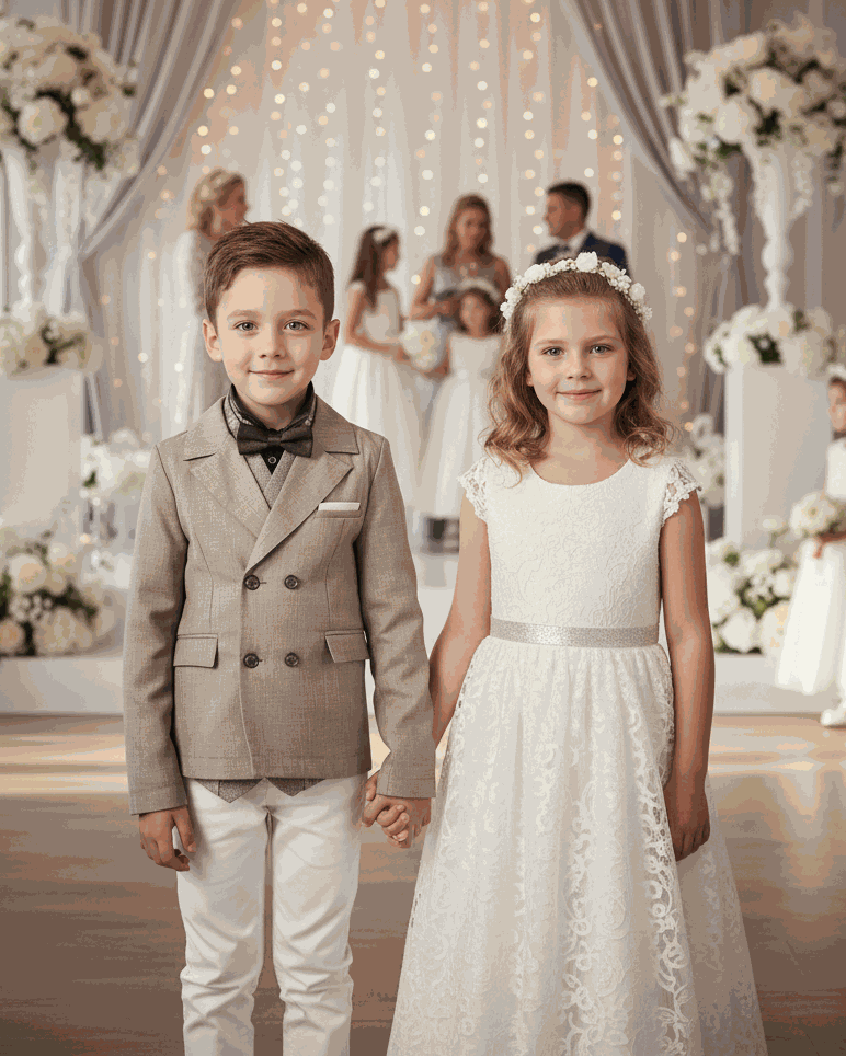 Boys formal blazer in classic single-breasted design for school and special occasions