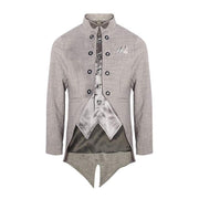 Boys jacquard satin tuxedo blazer in vintage style for weddings and formal occasions