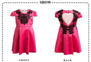 Girls Pink Princess Party Dress – Flower Girl & Bridesmaid Dress for Weddings, Birthdays & Special Occasions (Ages 3–9)