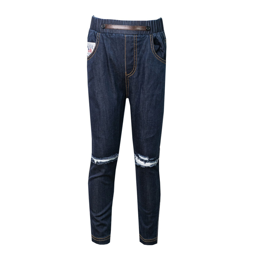 Boys Slim Fit Distressed Jeans Casual Stretch Denim trousers (4–13 Yrs)multiple
