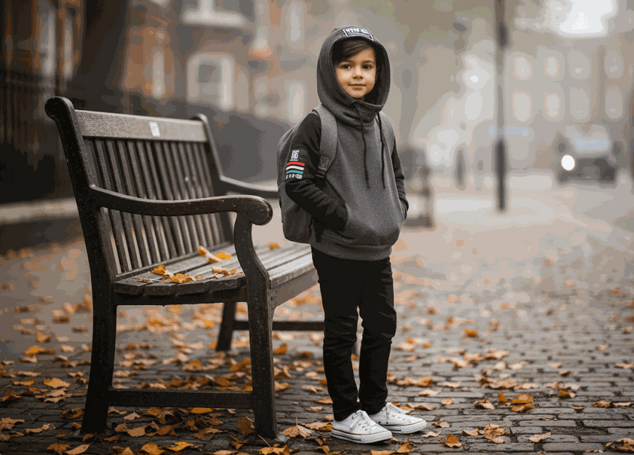 Boys soft fleece hoodie casual pullover sweatshirt for kids aged 3-14 years