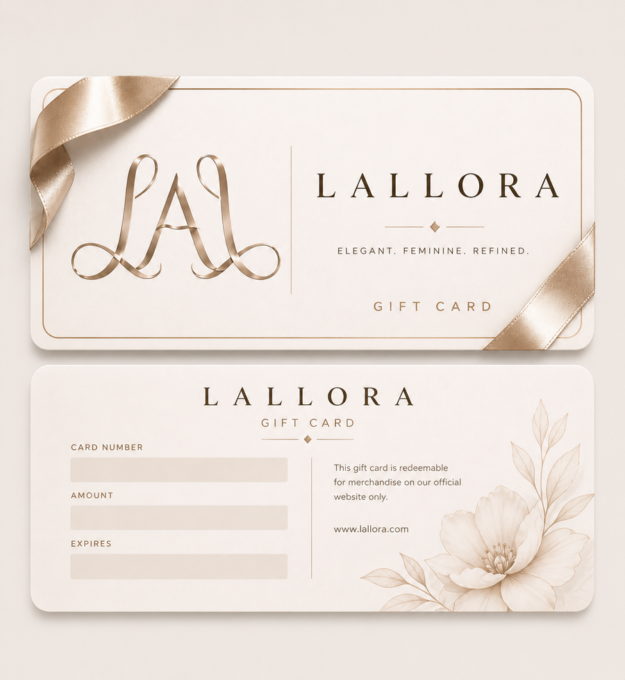 LALLORA Gift Card — A Touch of Elegance