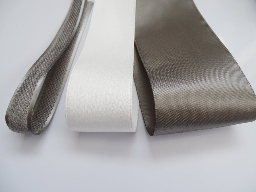 Luxury Mixed Ribbon Trio Set – Curated Decorative Ribbon Combination for Fashion, Gift Wrapping & Event Styling（副本）