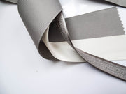 Elegant Grey & Cream Ribbon Trio Set – Luxury Grosgrain, Satin & Woven Decorative Ribbon Bundle for Fashion & Gift Styling