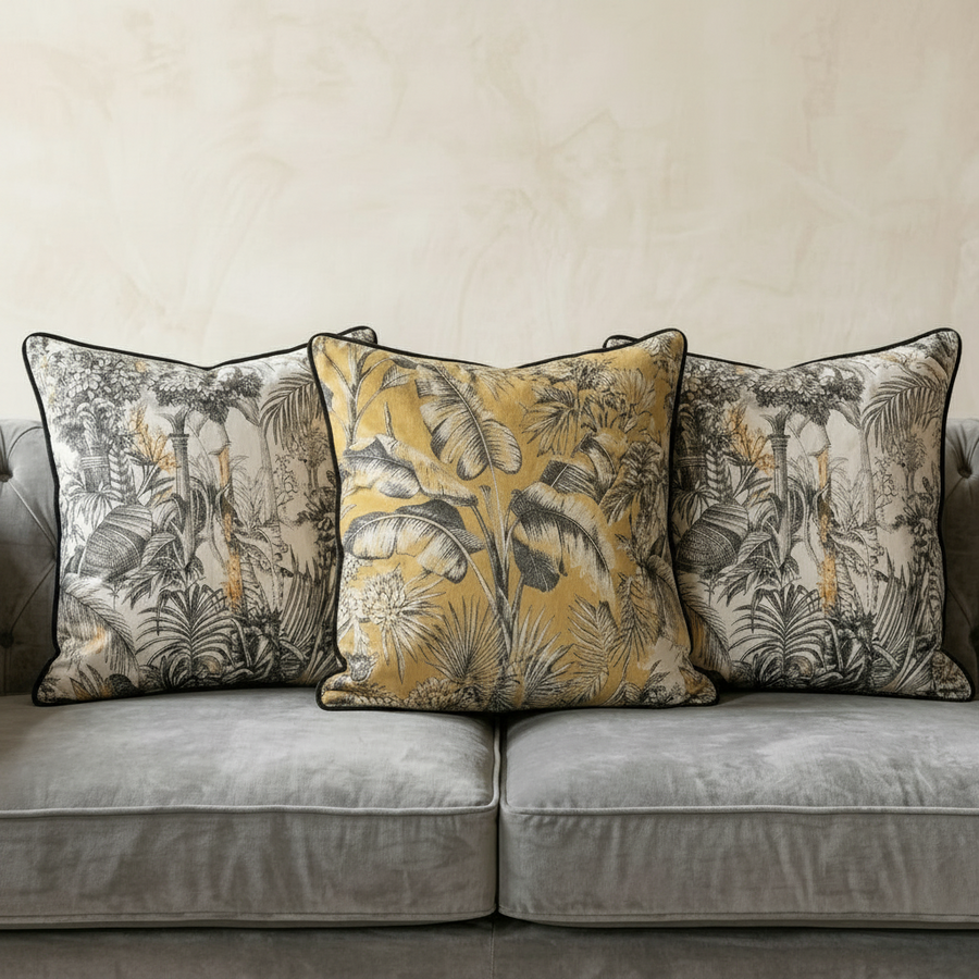 Chinese Inspired Cushion Cover - Elegant Accent for Living Rooms & Sofas
