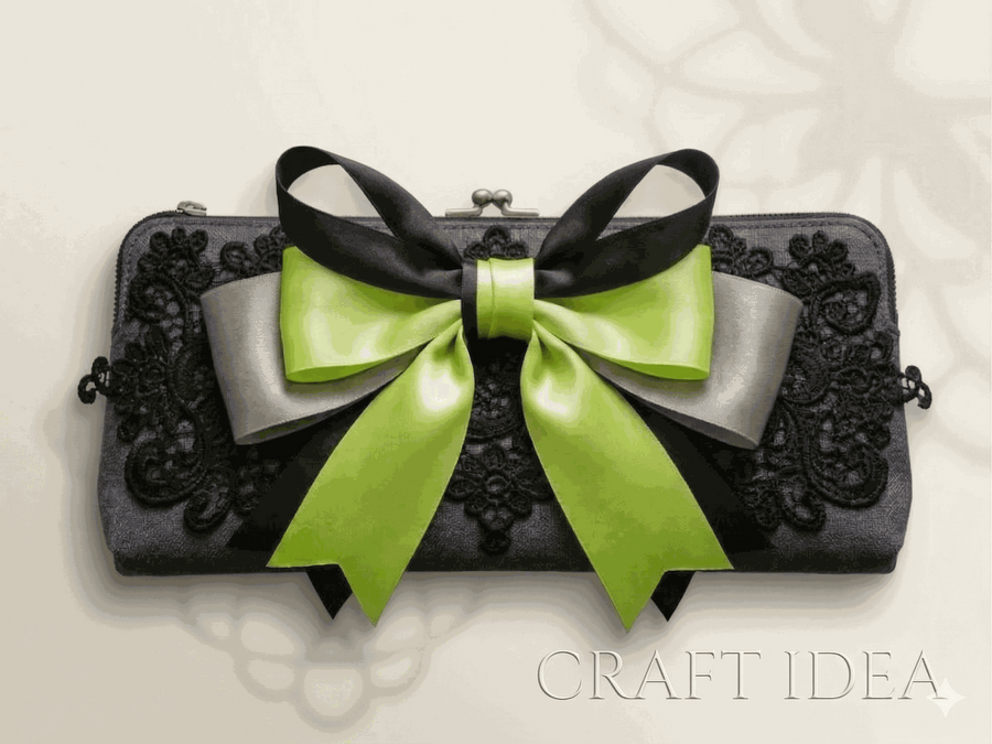 Elegant lace and satin ribbon set with vintage-inspired design for wedding and occasion styling