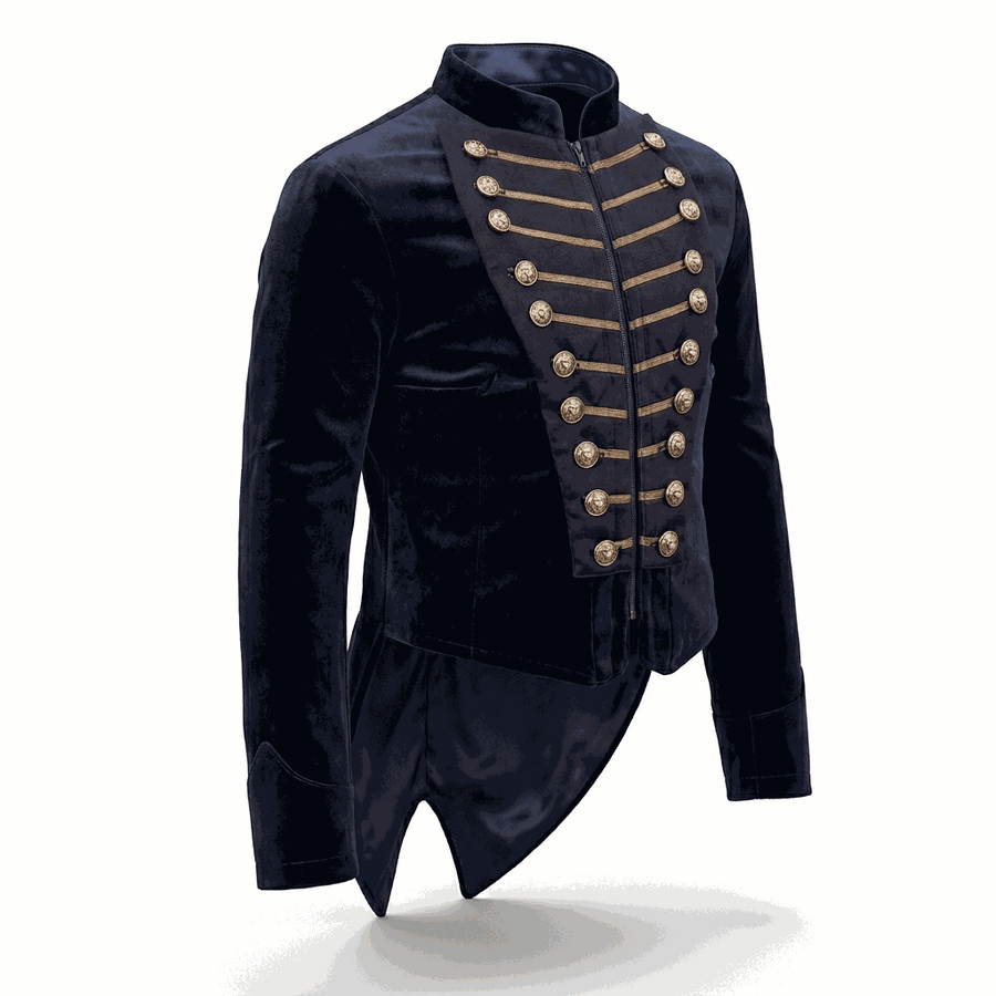 Luxury boys embroidered tuxedo blazer in velvet with intricate detailing for weddings and formal events ages 4–14