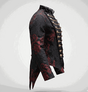 Luxury boys embroidered tuxedo blazer in velvet with intricate detailing for weddings and formal events ages 4–14
