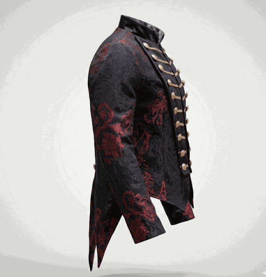 Luxury boys embroidered tuxedo blazer in velvet with intricate detailing for weddings and formal events ages 4–14