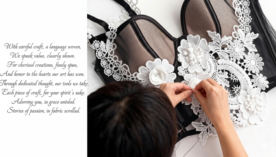 Sculptural Lace Corset Two-Piece Set – 9AM to 9PM Office-to-Evening Transformation
